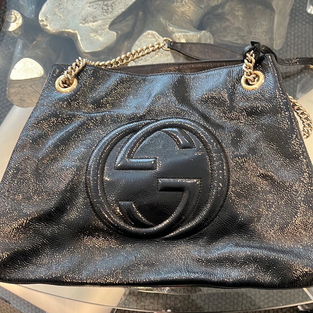 COPY - Gucci Soho Patent Leather Bag